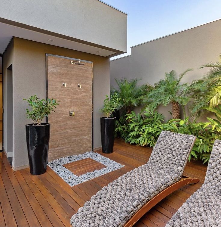 6 ideias de chuveiro no quintal