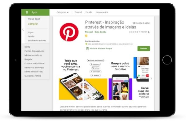 app de design de interiores