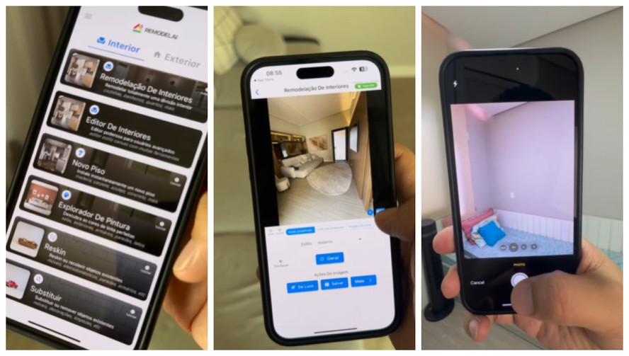 ferramenta de decoração virtual