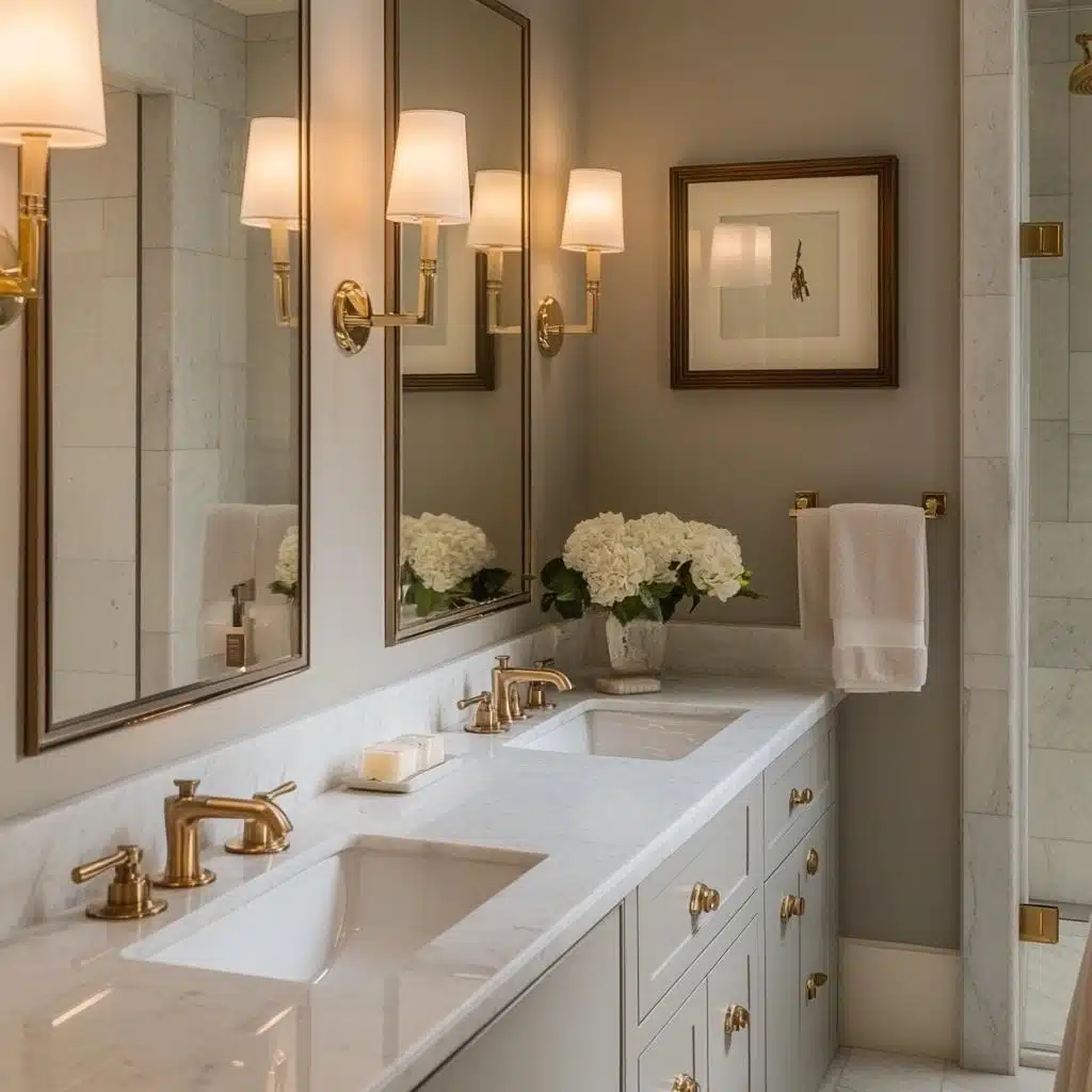 Arandela linear para banheiro