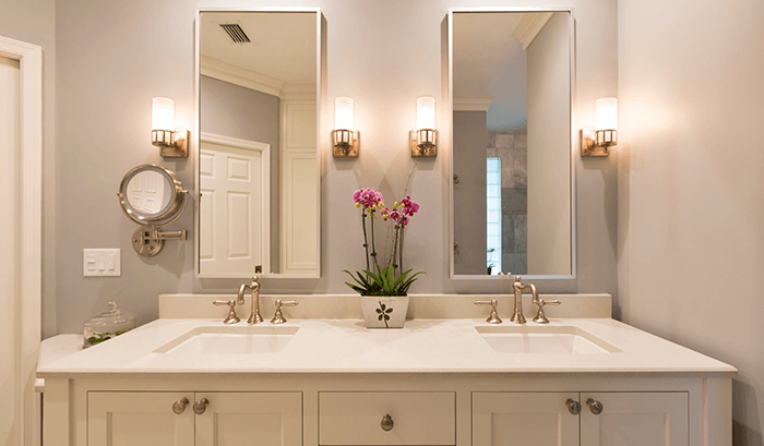 Arandela articulada para banheiro