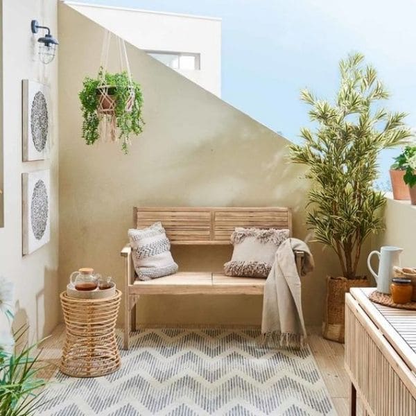 como deixar área externa aconchegante