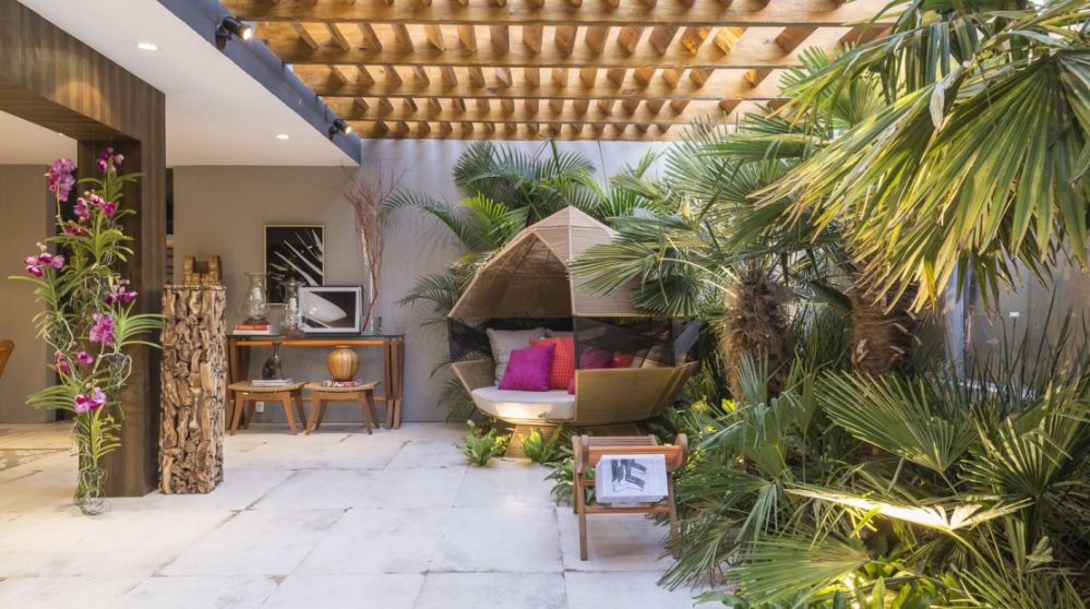 decoração simples para quintal