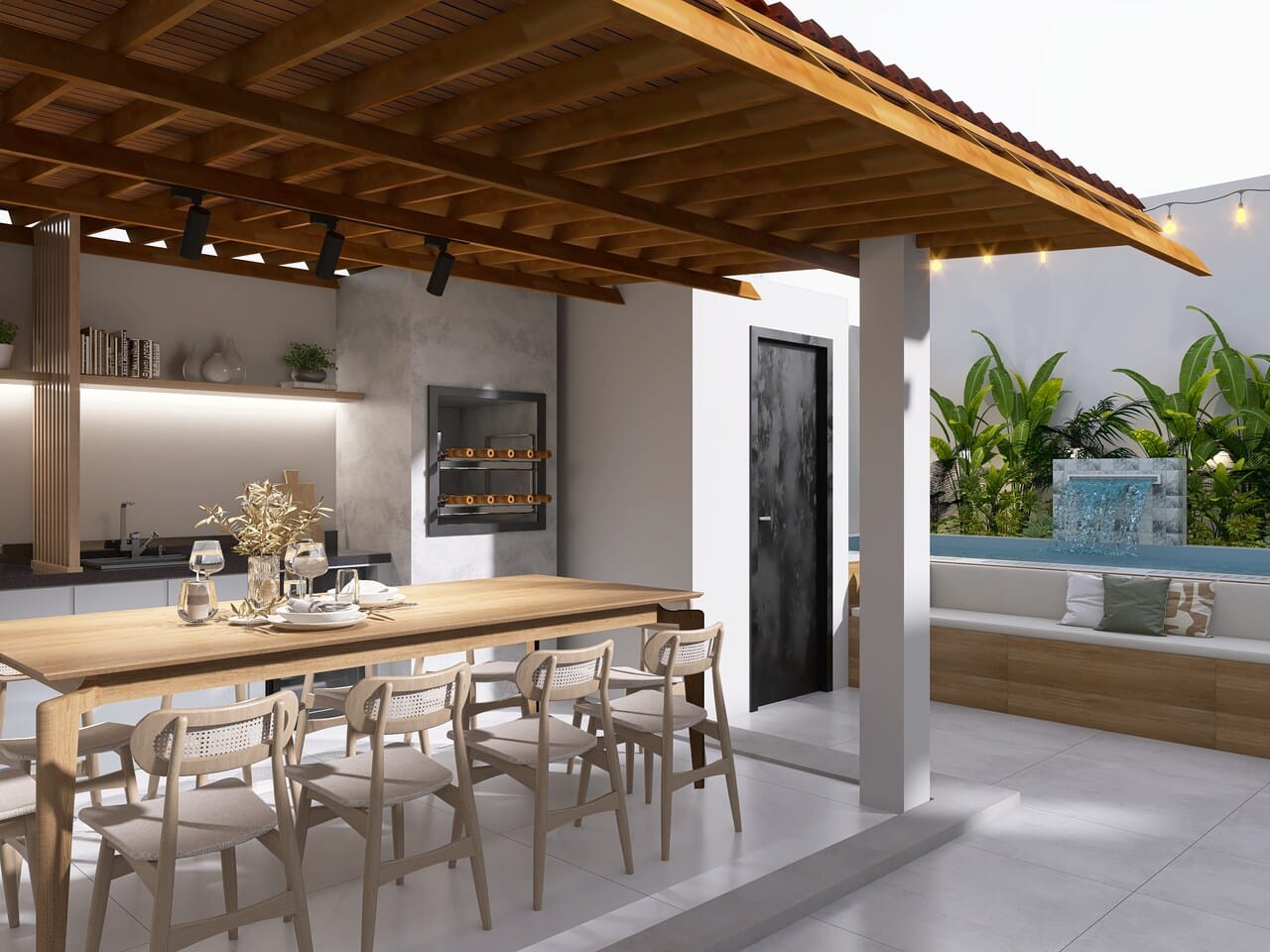 móveis para área externa simples