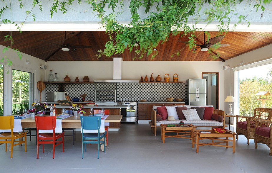 materiais para área externa resistente