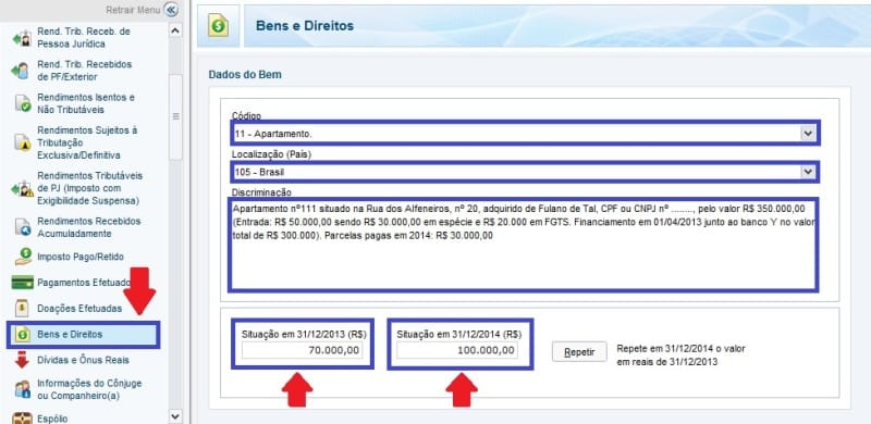regularização área imóvel receita federal