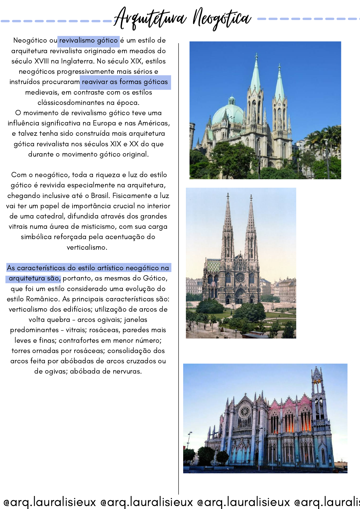 arquitetura gótica vs neogótica