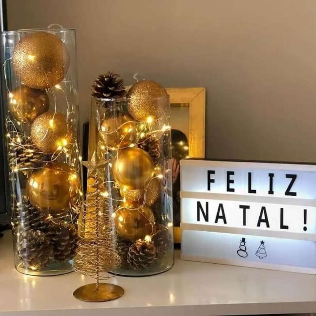 Ideias criativas para arranjos de Natal em vidro