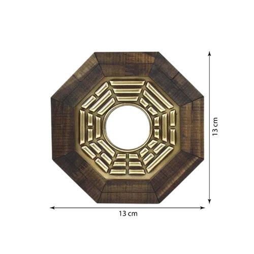 baguá feng shui chapéu preto