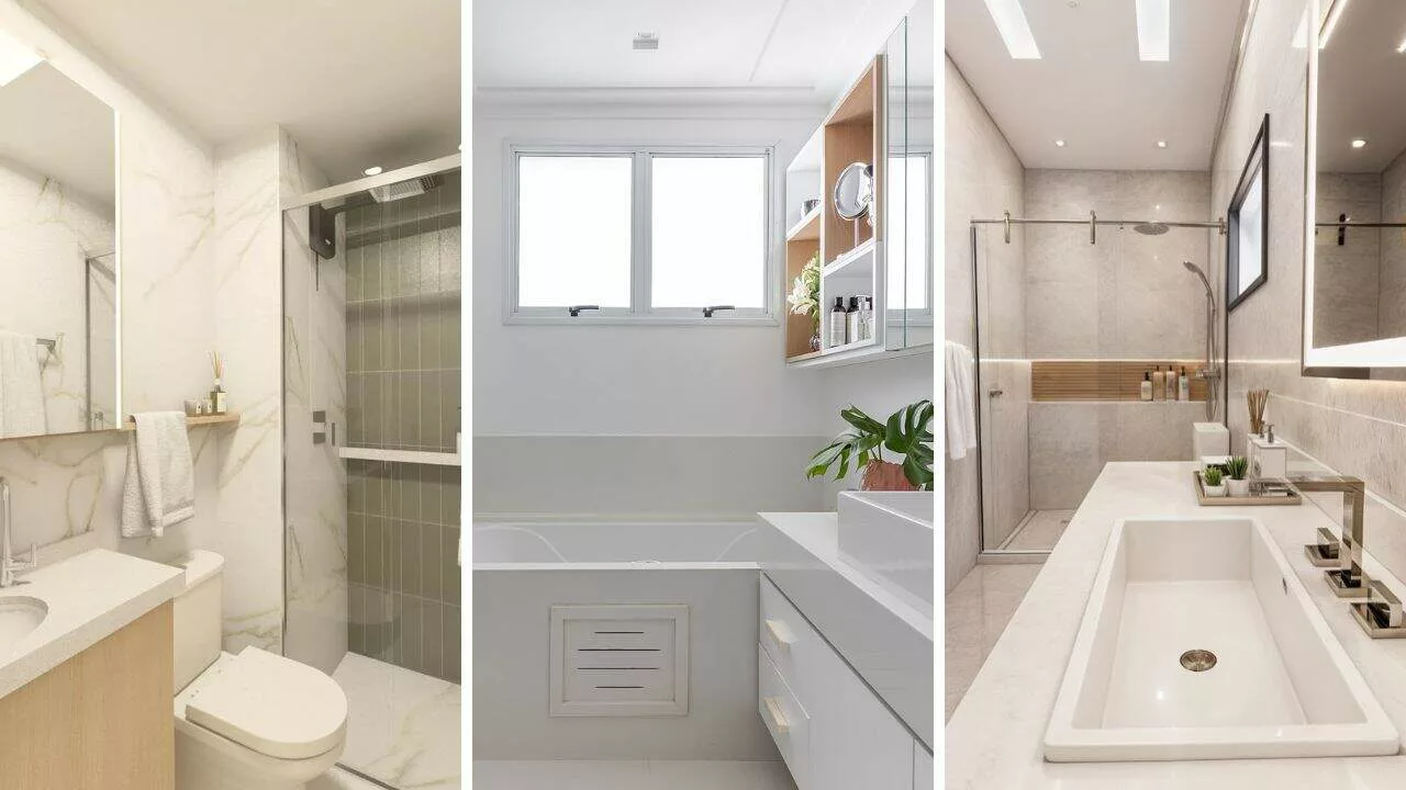 erros comuns decoração banheiro branco