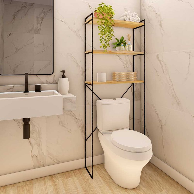 banheiro industrial vs banheiro moderno