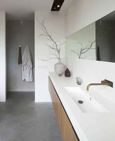 cores para banheiro minimalista