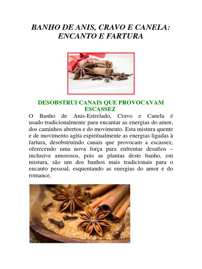 banho de canela e louro para prosperidade