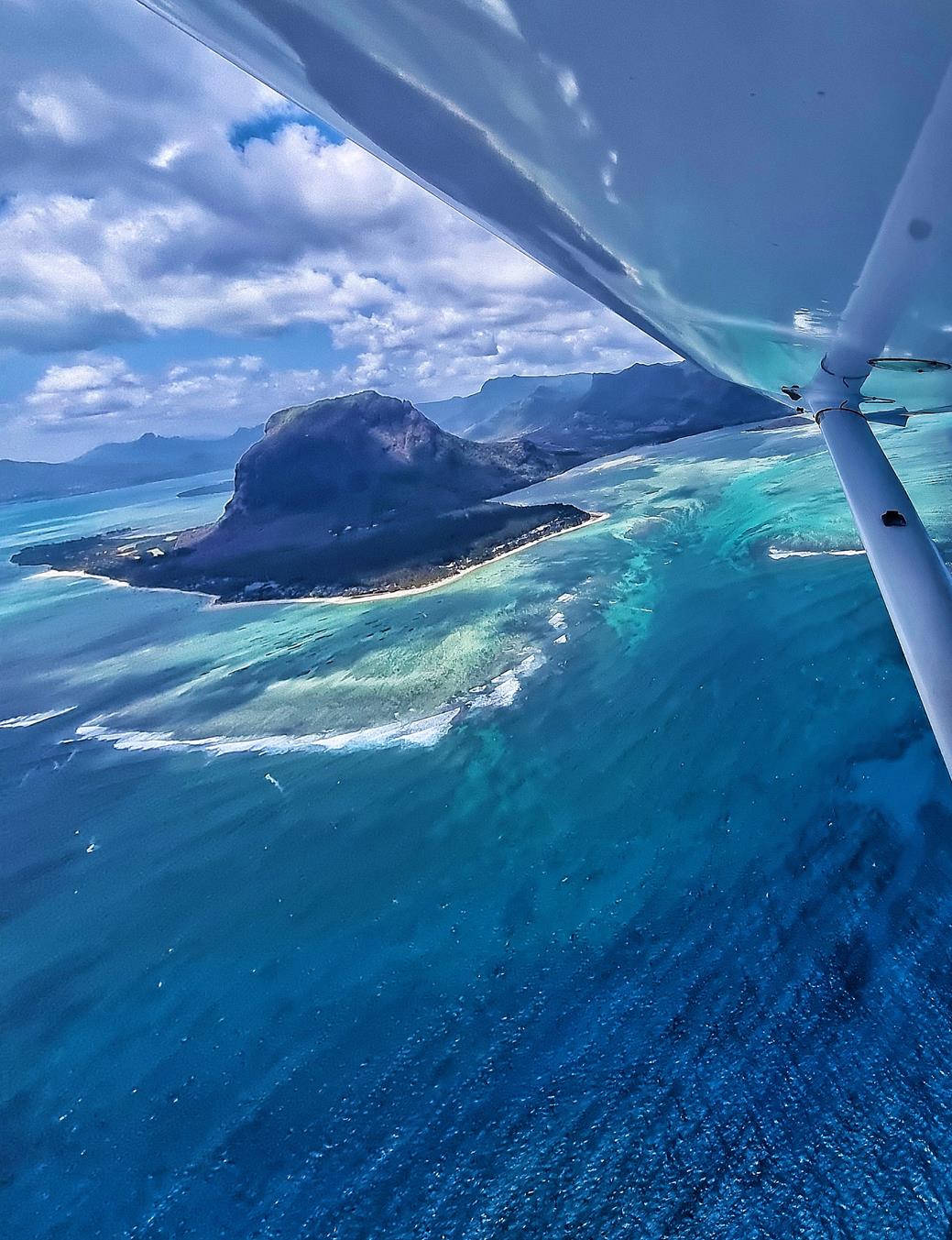 ilusão de ótica no mar