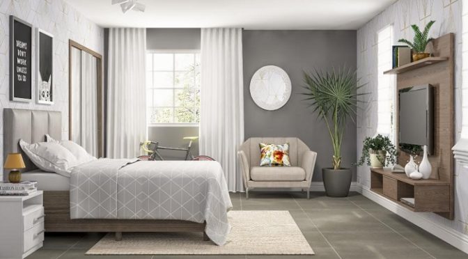 cama gamer com tv