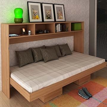 cama com suporte de tv