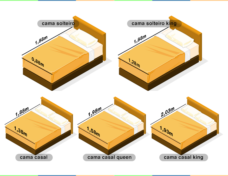 tamanho cama viúva