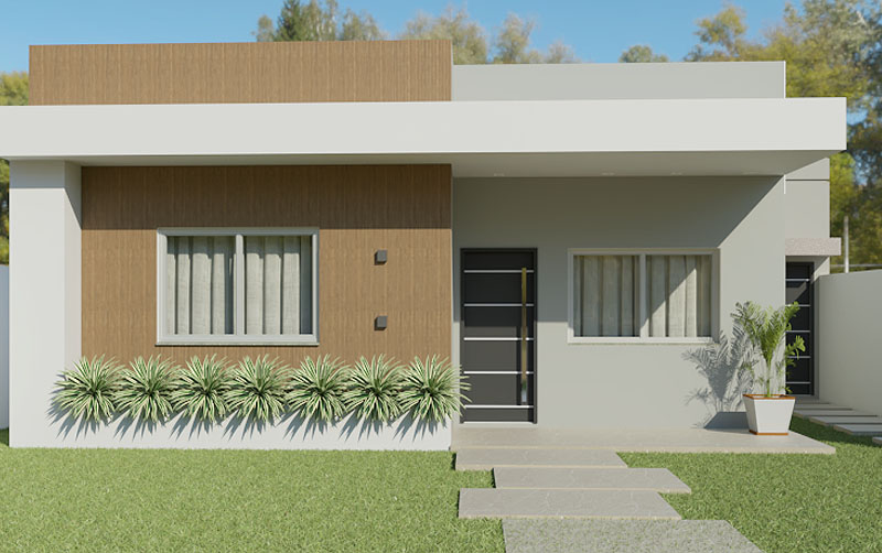sobrados com garagem na frente