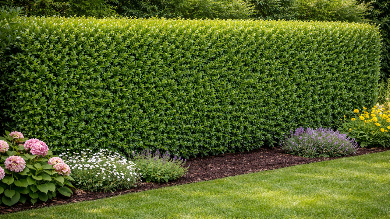 cerca viva com flores roxas para sol pleno