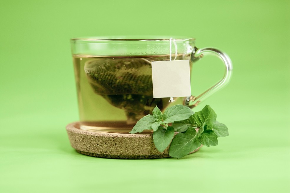 chá preto cafeína