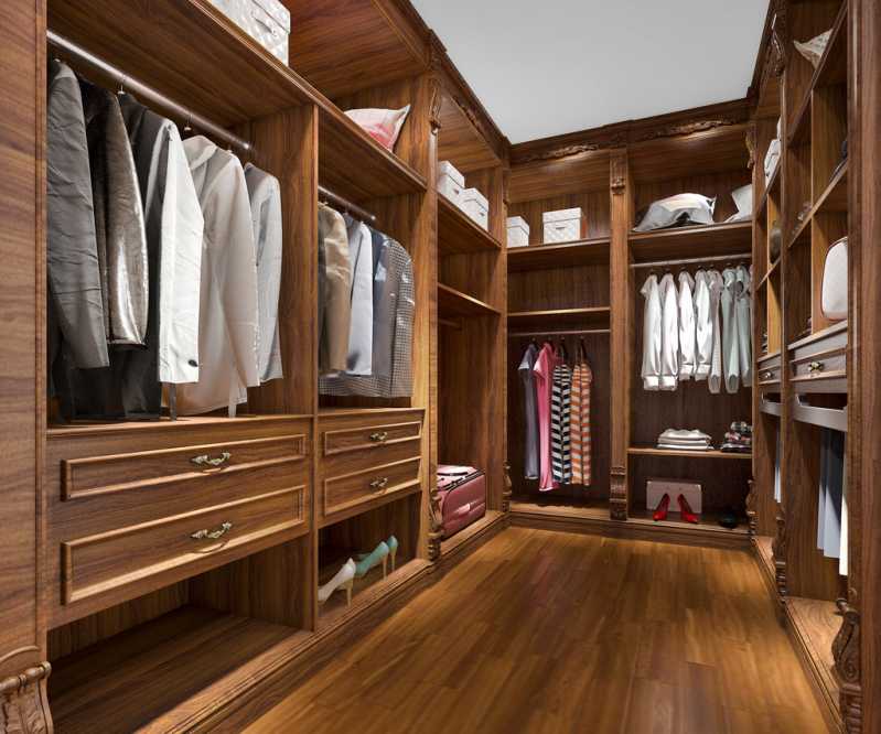 decoração closet com banheiro