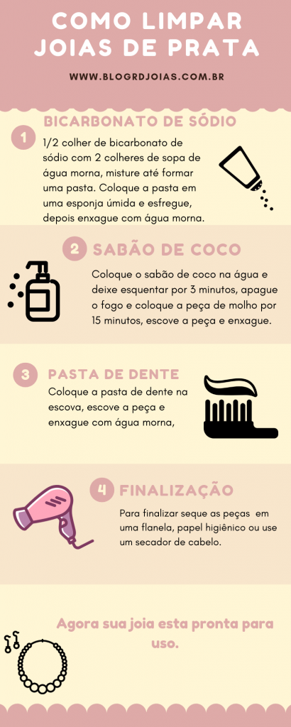 como limpar bijuterias