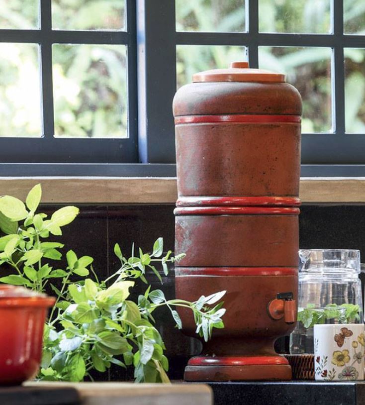 como limpar filtro de barro