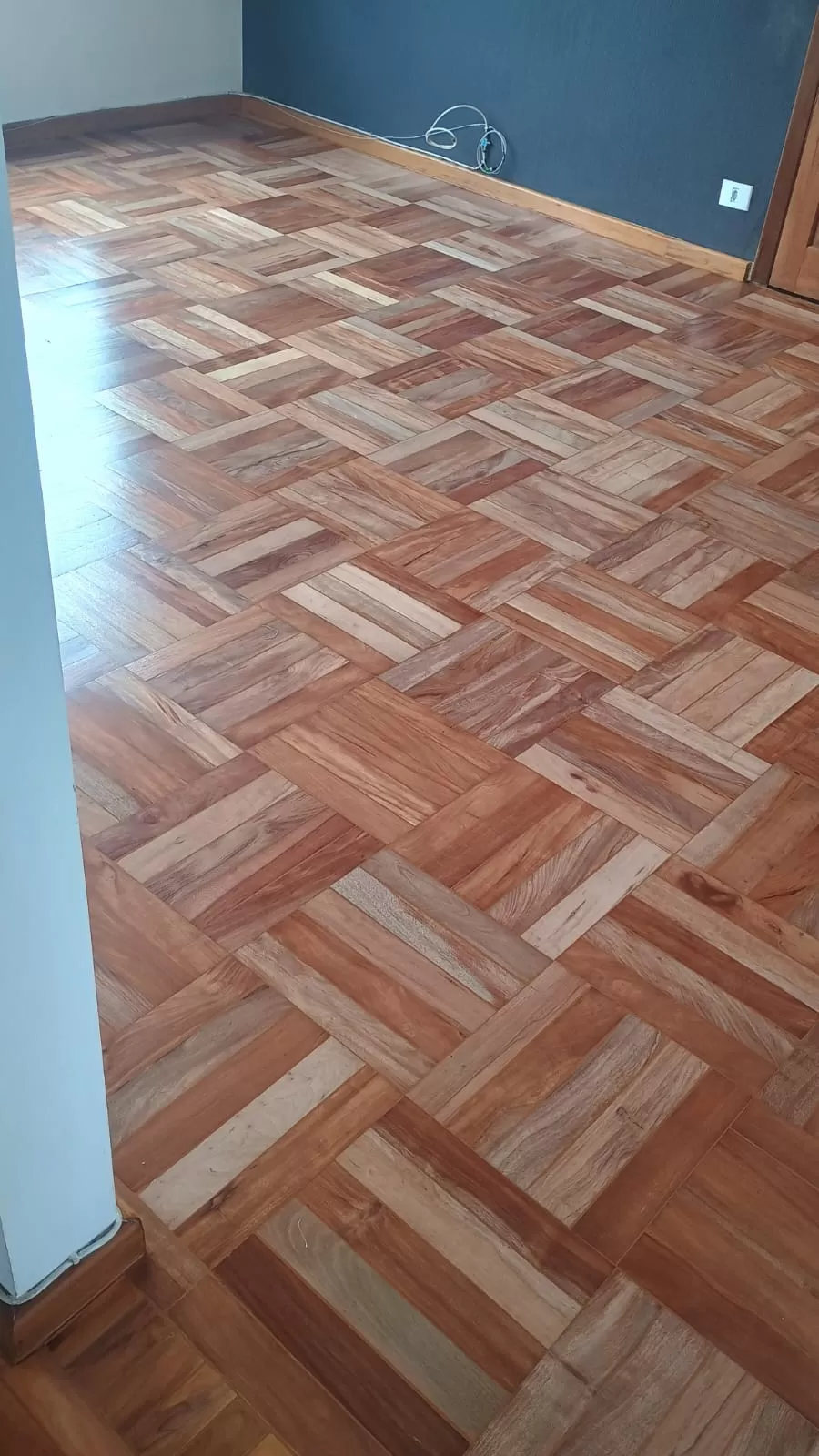 piso laminado que disfarça sujeira