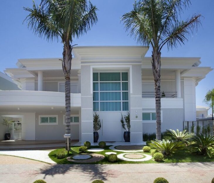 cor de tinta para frente de casas