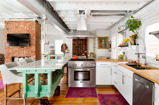 decoração cozinha boho
