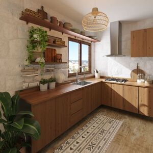 estilo boho chic em cozinhas