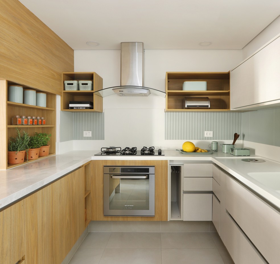 cozinha de apartamento pequeno