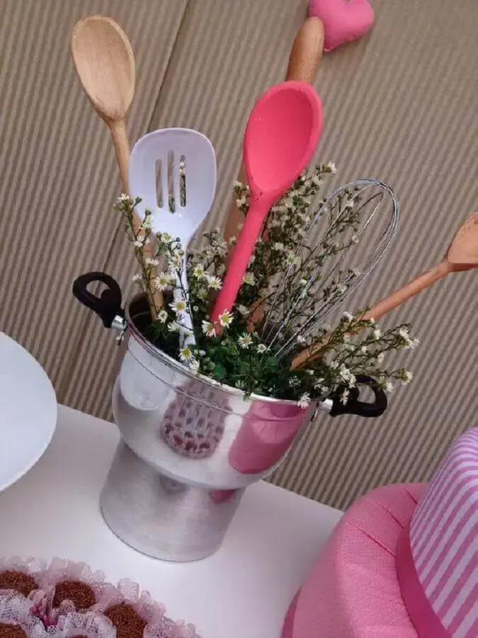 ideias decoração chá de panela baratas