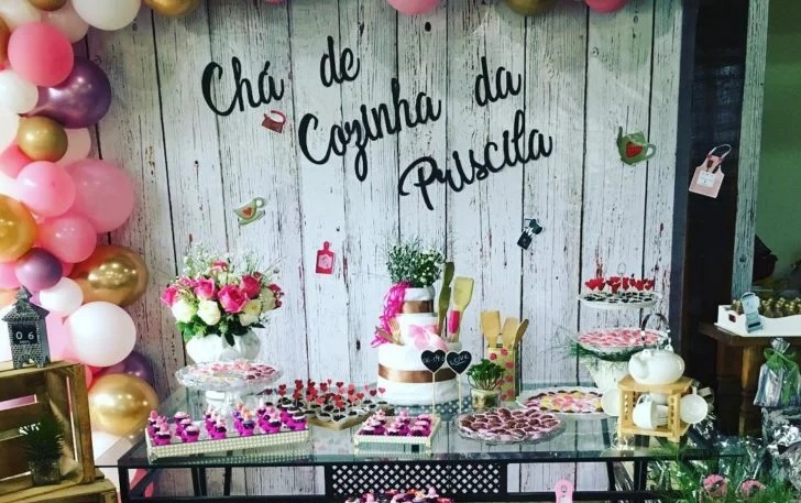 decoração minimalista chá de panela faça você mesmo