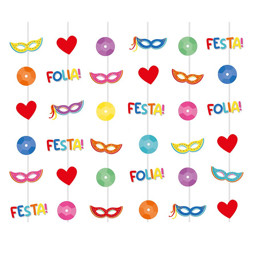 decoração de carnaval fácil