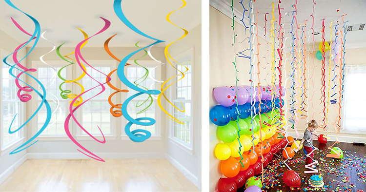 decoração de carnaval com papel crepom