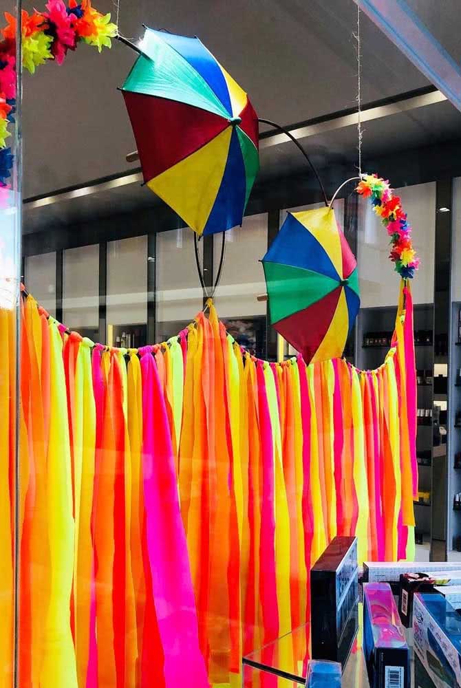 decoração de carnaval fácil
