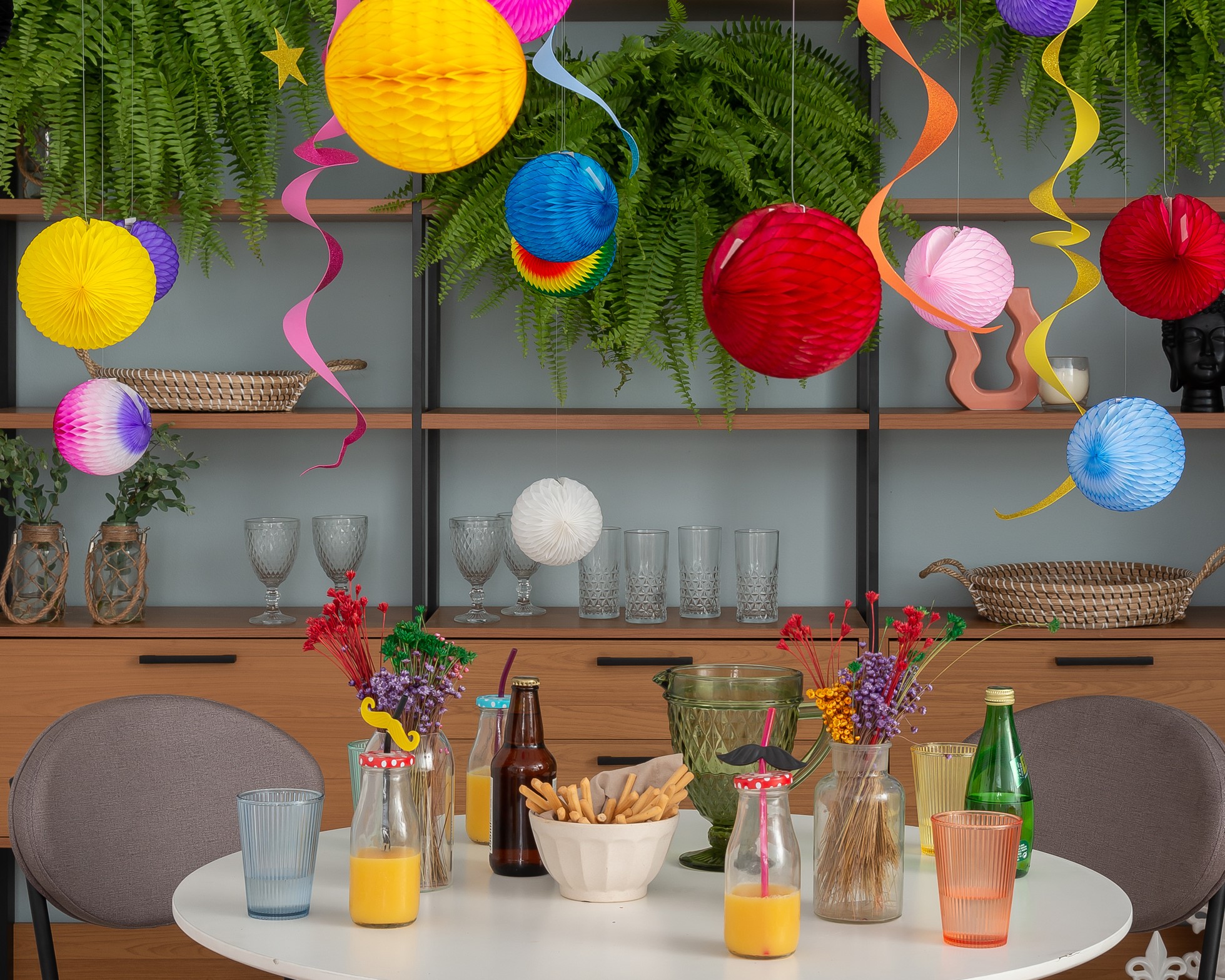 ideias de decoração de carnaval simples e baratas para festa em casa