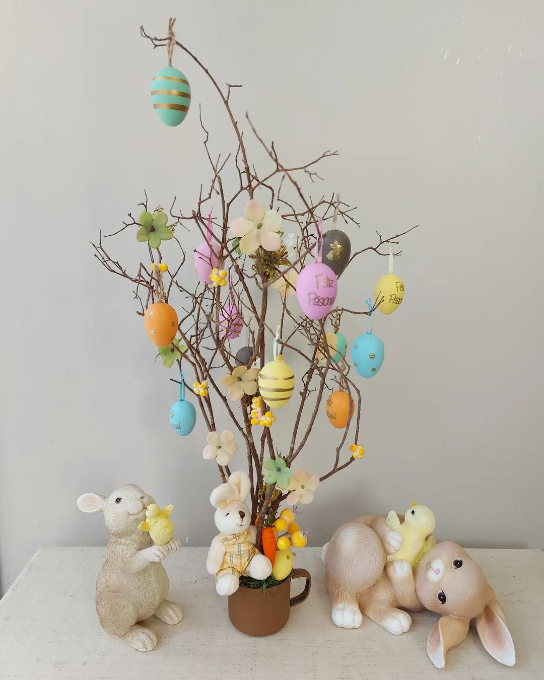 decoração de páscoa fácil