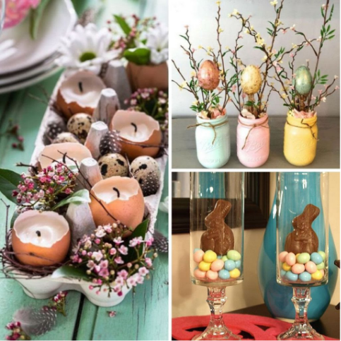 decoração de páscoa infantil