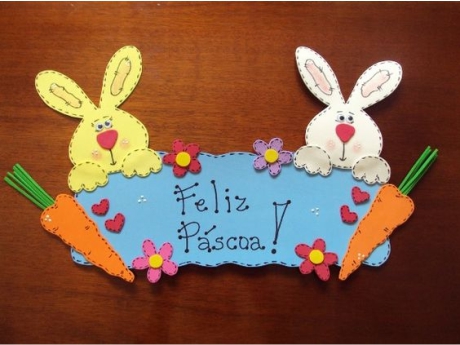 páscoa rústica decoração