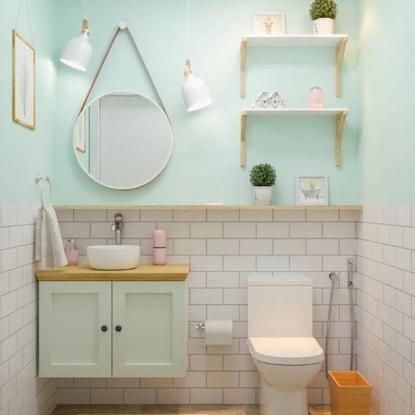 ideias criativas para organizar banheiro pequeno