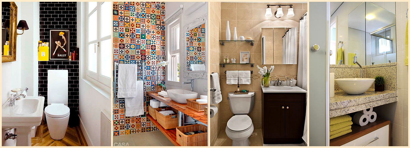 organização de banheiro com pouco espaço