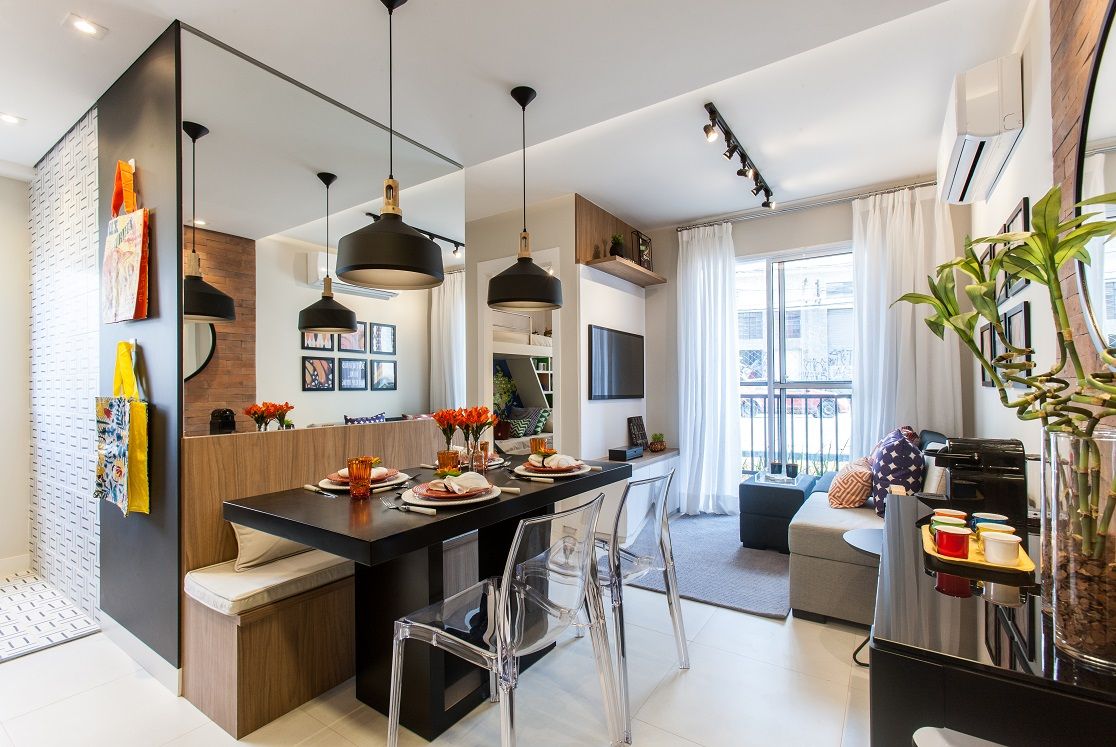 apartamento pequeno 2 quartos decoração cozinha
