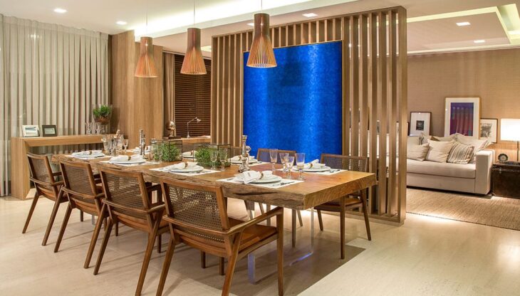 divisória cozinha americana e sala barata