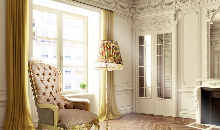 como usar papel de parede floral estilo vitoriano