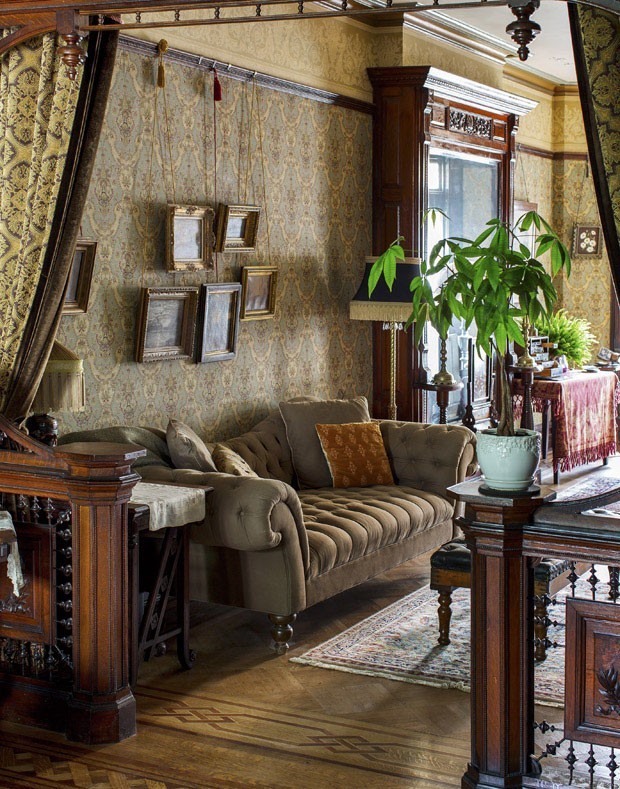 ideias de decoração estilo vitoriano para sala