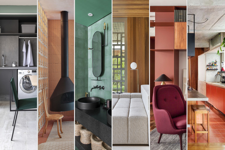 tendências de interiores contemporâneo