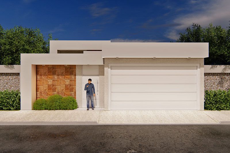 fachada de casa clássica