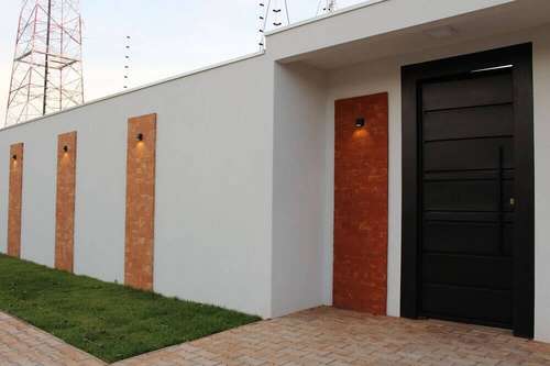 muro de alvenaria vs muro de bloco para fachada simples